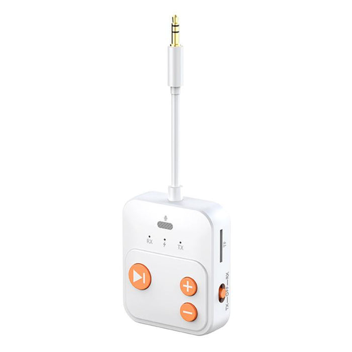 Adaptador de reproductor de música con tarjeta TF, receptor/transmisor Bluetooth 2 en 1, A26