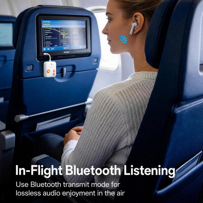 Adaptador de reproductor de música con tarjeta TF, receptor/transmisor Bluetooth 2 en 1, A26