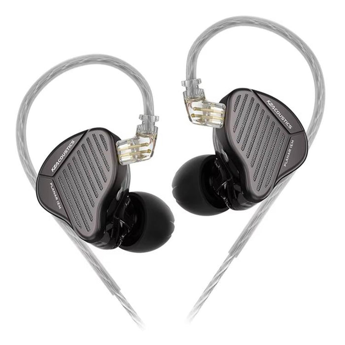 Auriculares con cable magnéticos planares KZ-PR1 de 1,2 m con controlador planar de 13,2 mm y sonido Hi-Fi de alta resolución., Standard, With Mic