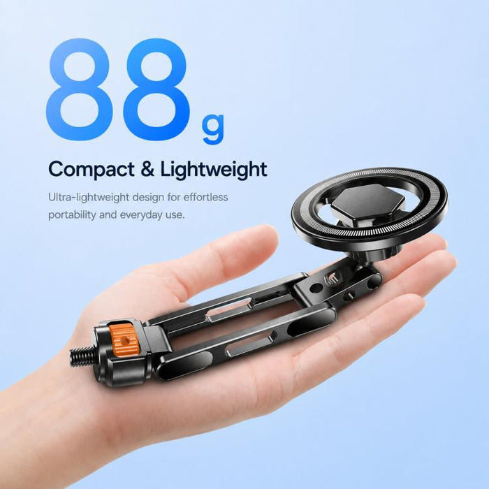 Soporte para trípode de teléfono con tornillo de 1/4 de pulgada para cámaras, monitores y aros de luz., Magnetic Mount, Tension Phone Clamp, 17mm Ball Joint Base Only