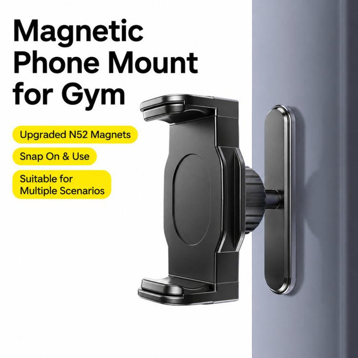 Soporte magnético para teléfono de gimnasio con clip, giratorio 360 grados, para entrenamientos (C20C-J2), C20C-J2