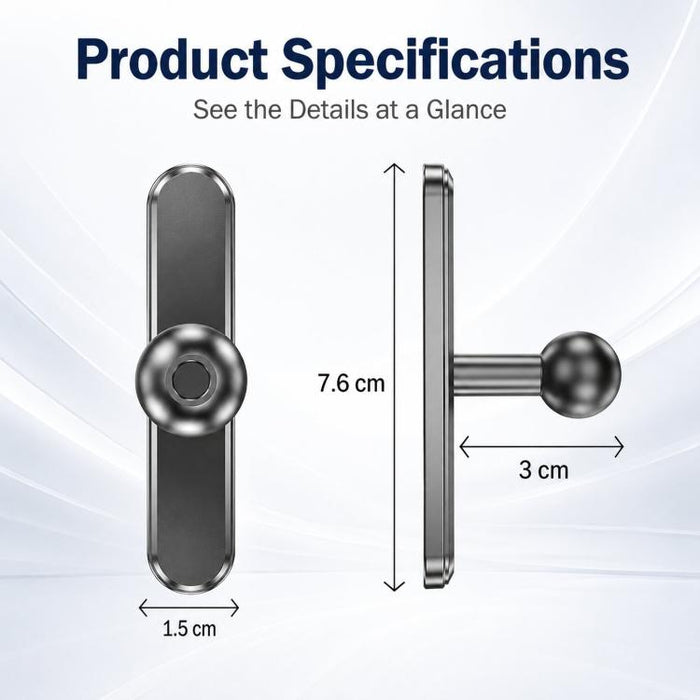 Soporte magnético para teléfono de gimnasio con clip, giratorio 360 grados, para entrenamientos (C20C-J2), C20C-J2