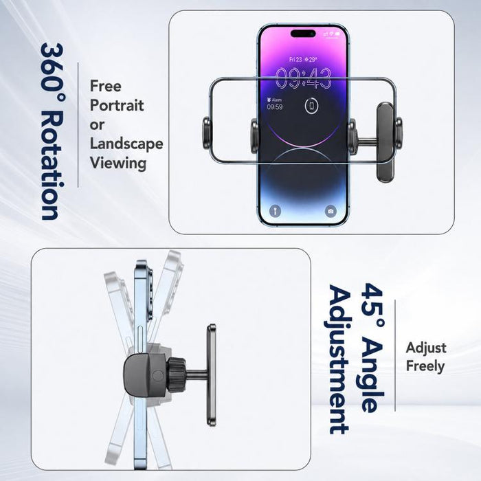 Soporte magnético para teléfono de gimnasio con clip y rotación de 360 grados., C20C-CZ17