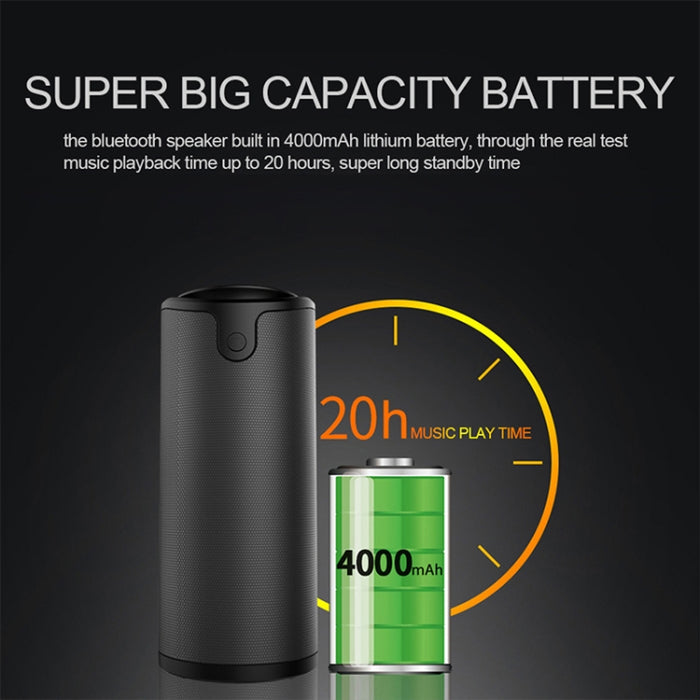 ZEALOT S8 Altavoz estéreo 3D con Bluetooth, columna de Subwoofer Inalámbrico, Control táctil portátil, reproducción de tarjeta AUX TF, manos libres con micrófono