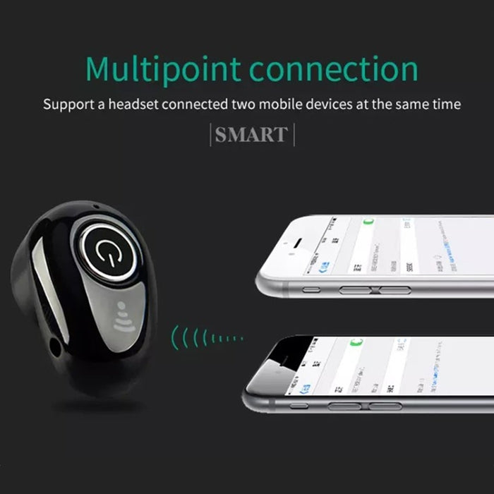 S065 Mini auriculares Bluetooth deportivos con micrófono para todos los teléfonos