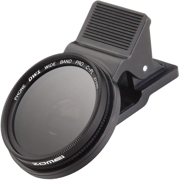 ZOMEI Filtro de cámara 37MM CPL polarizador teléfono móvil lente externa