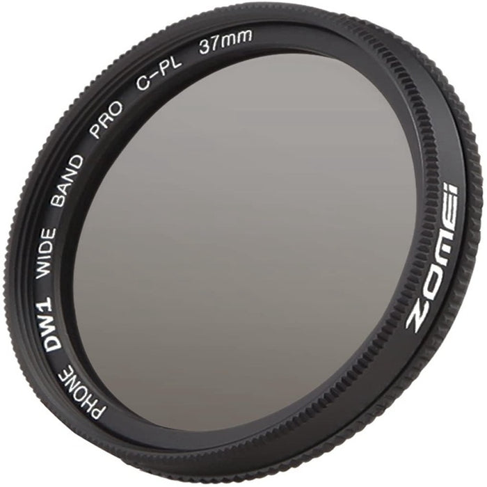 ZOMEI Filtro de cámara 37MM CPL polarizador teléfono móvil lente externa