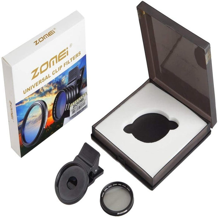 ZOMEI Filtro de cámara 37MM CPL polarizador teléfono móvil lente externa
