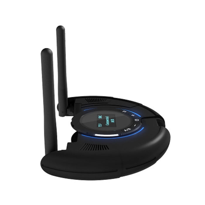 TX800 Fibra óptica Bluetooth 5.0 Transmisor Receptor Adaptador de audio con antenas duales y pantalla OLED