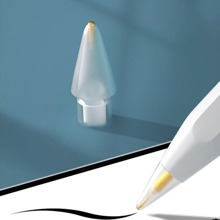 Punta de lápiz óptico de aguja corta con resorte de latón 7.0 para Apple Pencil 1/2