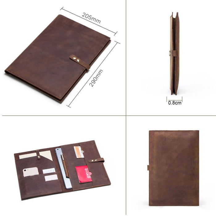 CF2002 Para iPad Pro 10.5 pulgadas Retro Crazy Horse Textura Hebilla Multifuncional Tablet PC Funda protectora de cuero con teléfono móvil / Bolsillos para portátiles Ranuras para tarjetas