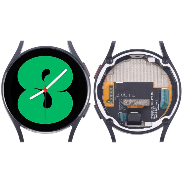 Montaje completo del digitalizador de pantalla LCD original con marco para Samsung Galaxy Watch4 40 mm SM-R860/R865