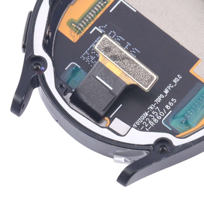 Montaje completo del digitalizador de pantalla LCD original con marco para Samsung Galaxy Watch4 40 mm SM-R860/R865