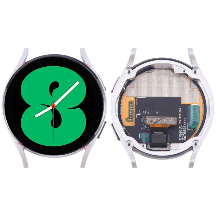Montaje completo del digitalizador de pantalla LCD original con marco para Samsung Galaxy Watch4 40 mm SM-R860/R865