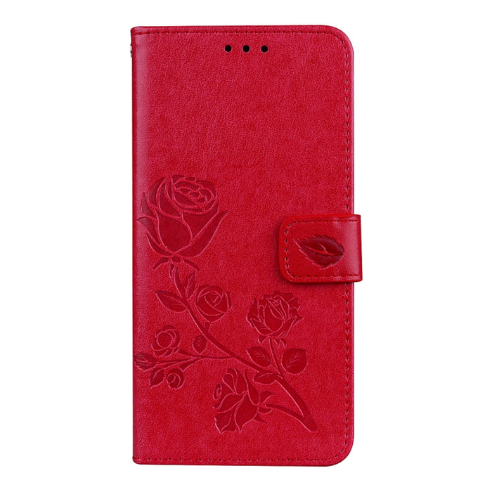 Para Xiaomi Redmi 5 Plus Funda de cuero PU ambiental con tapa horizontal en relieve rosa con soporte, ranuras para tarjetas y billetera, For Xiaomi Redmi 5 Plus, For Redmi 5 Plus
