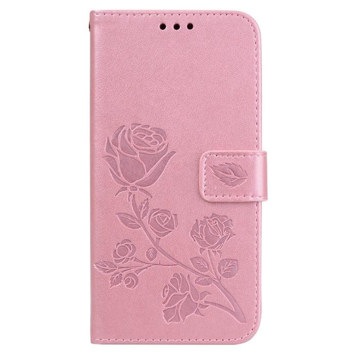 Funda de cuero PU con tapa horizontal en relieve rosa para Xiaomi Pocophone F1, con soporte y ranuras para tarjetas y billetera, For Poco F1, For Xiaomi Poco F1