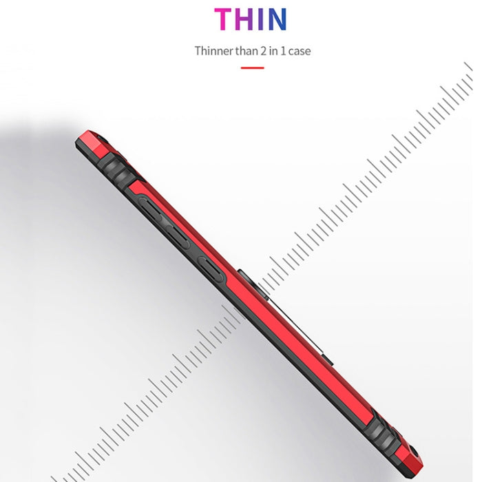 Funda protectora Sergeant Armor TPU + PC a prueba de golpes para Xiaomi Mi 9, con soporte de rotación de 360 grados