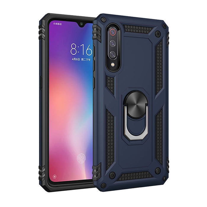 Funda protectora Sergeant Armor TPU + PC a prueba de golpes para Xiaomi Mi 9, con soporte de rotación de 360 grados