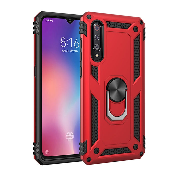 Funda protectora Sergeant Armor TPU + PC a prueba de golpes para Xiaomi Mi 9, con soporte de rotación de 360 grados