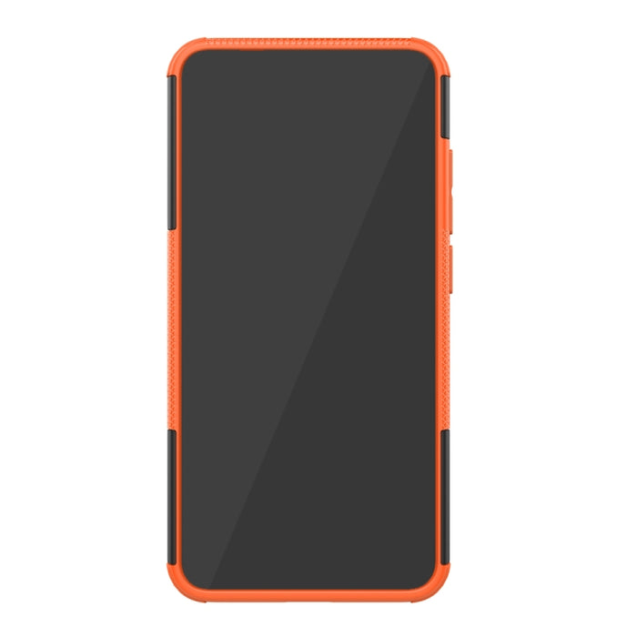 Estuche a prueba de golpes PC + TPU con patrón de neumáticos para Xiaomi Mi 8 Lite, con soporte, For Xiaomi Mi 8 Lite
