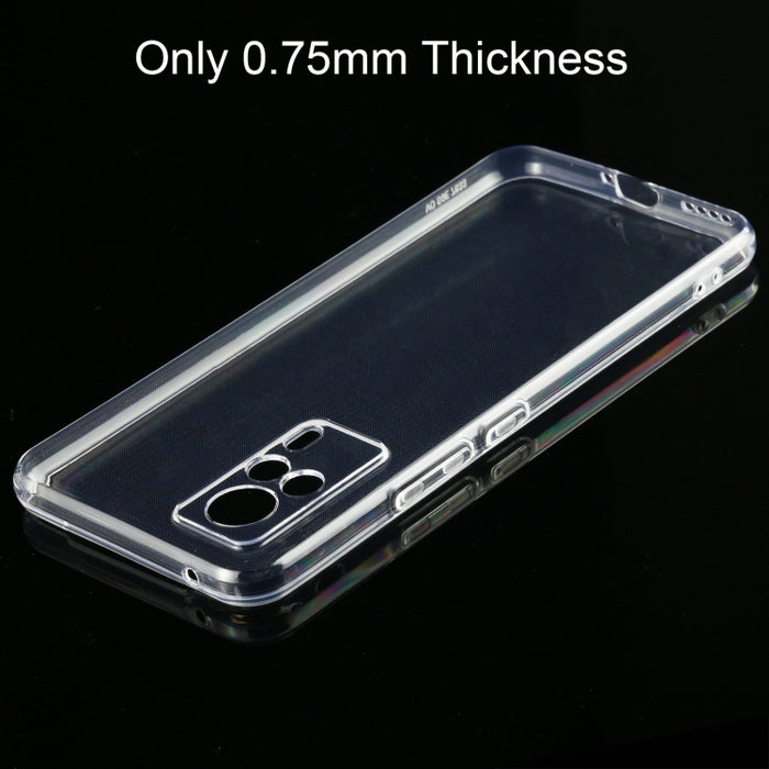 Para Xiaomi Redmi Note 10 0.75mm Estuche protector suave de TPU transparente ultrafino, For Xiaomi Redmi Note 10