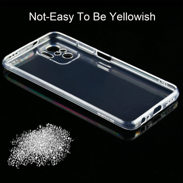 Para Xiaomi Redmi Note 10 0.75mm Estuche protector suave de TPU transparente ultrafino, For Xiaomi Redmi Note 10