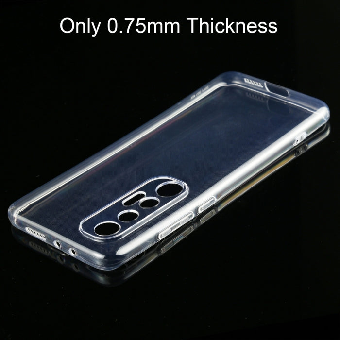 Para Xiaomi Mi 10S 0.75mm Funda protectora suave ultrafina transparente de TPU, For Xiaomi Mi 10S