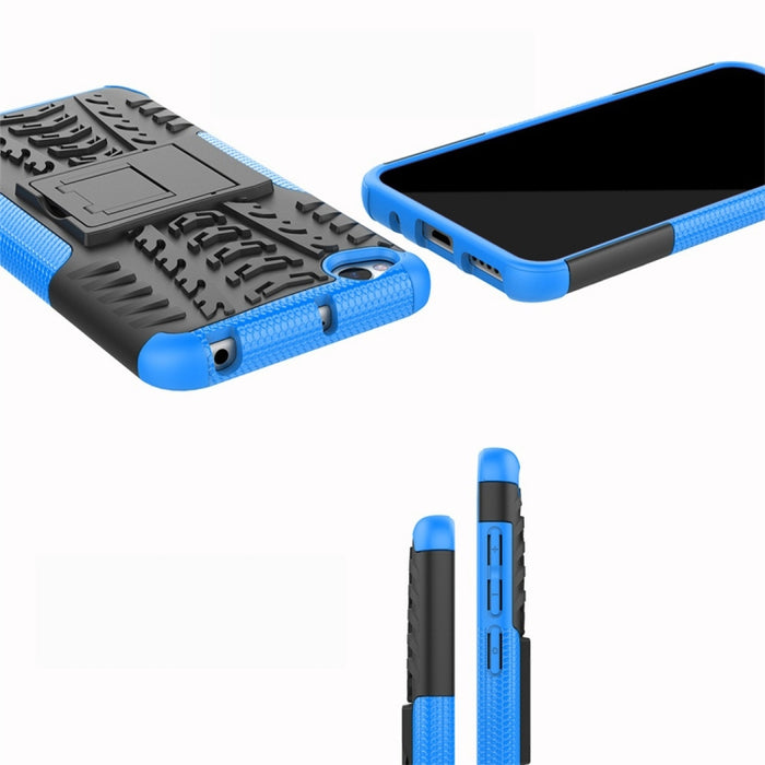 Tire Texture TPU+PC Estuche protector a prueba de golpes para Xiaomi Redmi Go, con soporte, For Xiaomi Redmi Go
