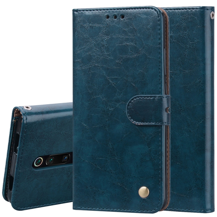Estuche de cuero con tapa horizontal con textura de cera de aceite de estilo comercial para Xiaomi Redmi K20 / K20 Pro, con soporte, ranuras para tarjetas y billetera, For Xiaomi Redmi K20 / K20 Pro