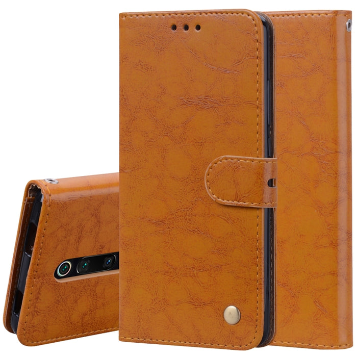 Estuche de cuero con tapa horizontal con textura de cera de aceite de estilo comercial para Xiaomi Redmi K20 / K20 Pro, con soporte, ranuras para tarjetas y billetera, For Xiaomi Redmi K20 / K20 Pro