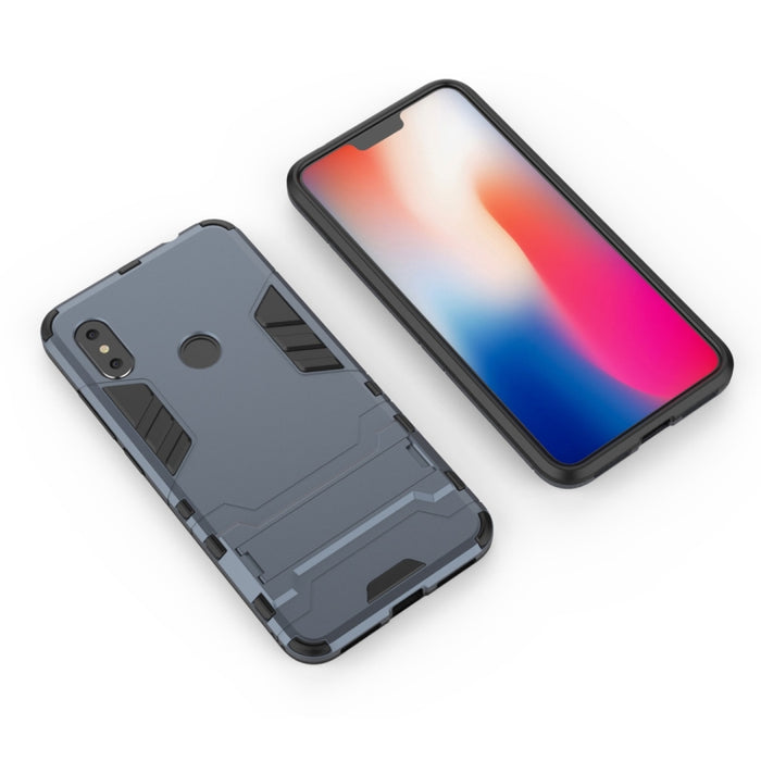 Funda PC + TPU a prueba de golpes para Xiaomi Redmi Note 6, con soporte, Xiaomi Redmi Note 6