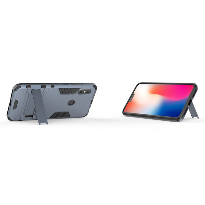 Funda PC + TPU a prueba de golpes para Xiaomi Redmi Note 6, con soporte, Xiaomi Redmi Note 6