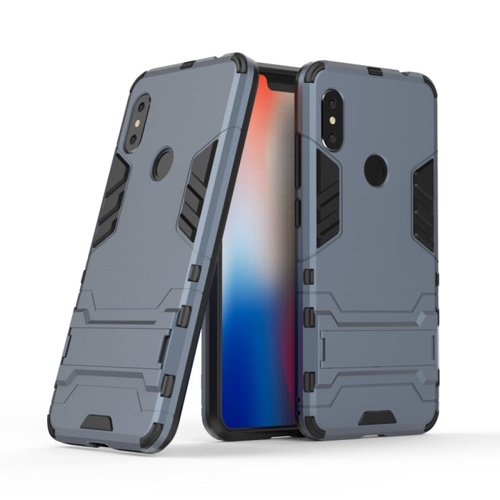 Funda PC + TPU a prueba de golpes para Xiaomi Redmi Note 6, con soporte, Xiaomi Redmi Note 6