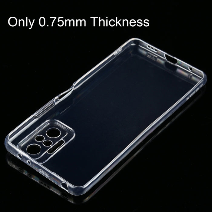 Para Xiaomi Redmi Note 10 Pro 0.75mm Estuche protector suave de TPU transparente ultrafino, For Xiaomi Redmi Note 10 Pro