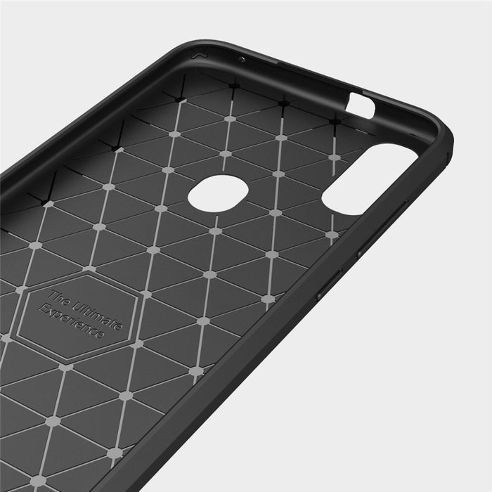 Estuche de TPU de fibra de carbono con textura cepillada para Xiaomi Mi Play, For Xiaomi Mi Play