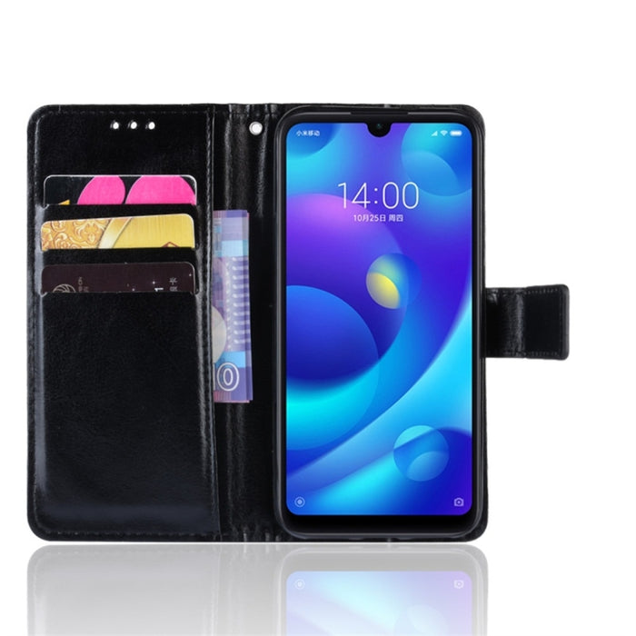 Crazy Horse Texture Horizontal Flip Funda de cuero para Xiaomi Redmi Note 7, con soporte y ranuras para tarjetas y billetera y cordón, For Redmi Note 7, Xiaomi Redmi Note 7, For Xiaomi Redmi Note 7 (Lanyard)