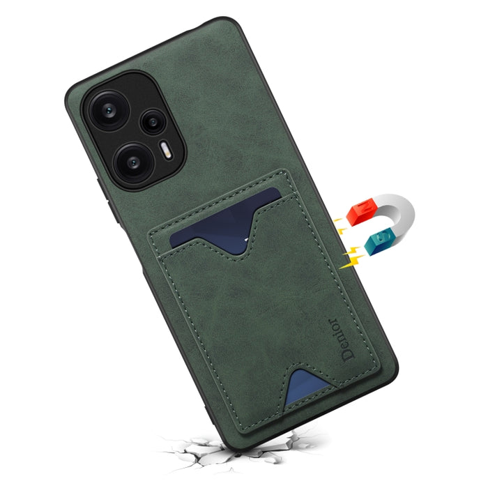 Denior PU Contraportada Ranura para tarjeta Titular Caja del teléfono para Xiaomi Redmi Note 12 Turbo / Poco F5, For Xiaomi Redmi Note 12 Turbo / Poco F5