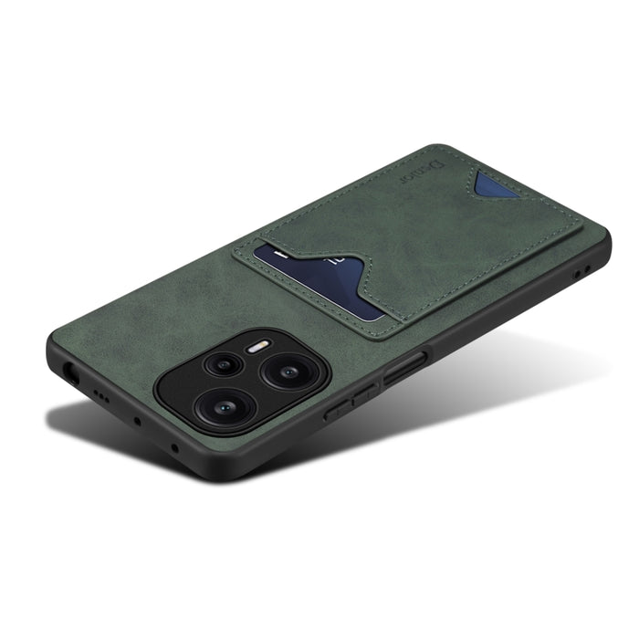 Denior PU Contraportada Ranura para tarjeta Titular Caja del teléfono para Xiaomi Redmi Note 12 Turbo / Poco F5, For Xiaomi Redmi Note 12 Turbo / Poco F5