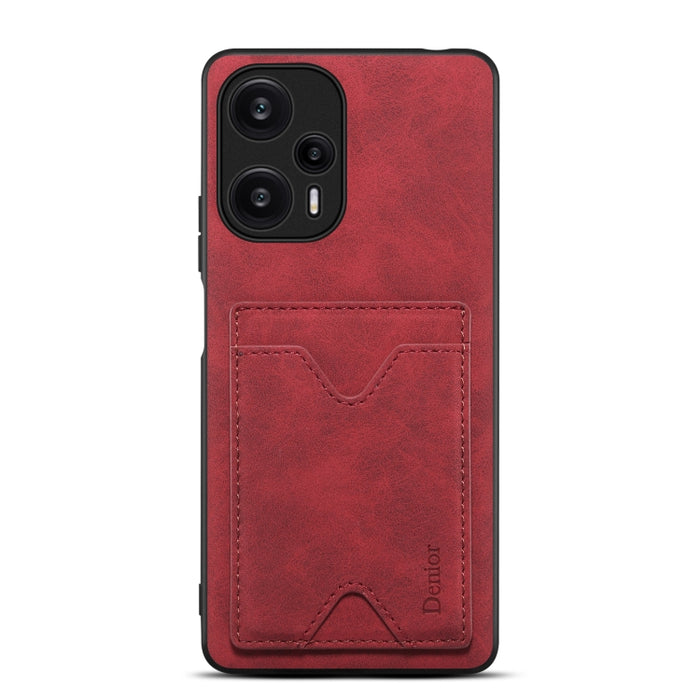 Denior PU Contraportada Ranura para tarjeta Titular Caja del teléfono para Xiaomi Redmi Note 12 Turbo / Poco F5, For Xiaomi Redmi Note 12 Turbo / Poco F5