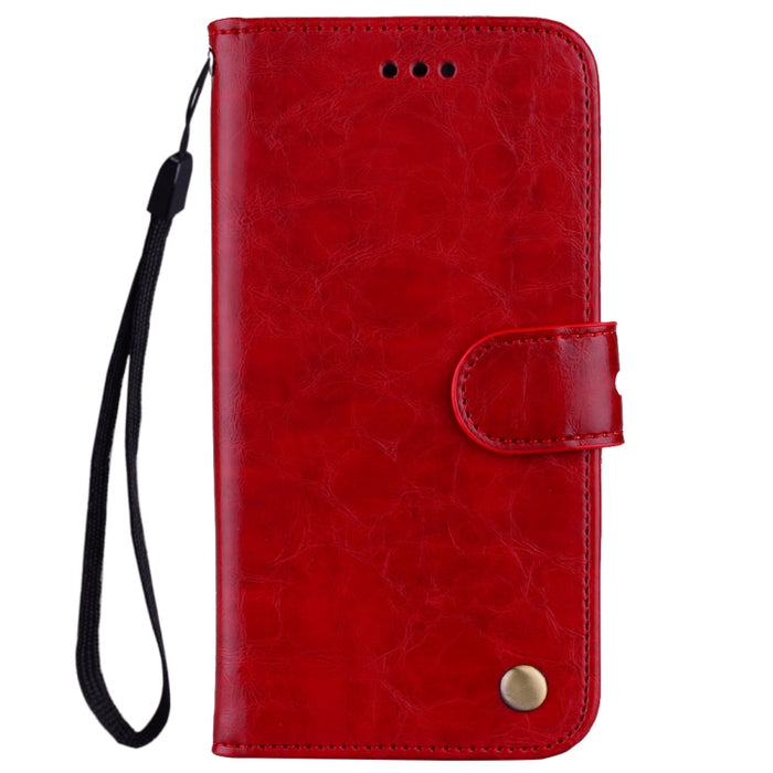 Estuche de cuero con tapa horizontal con textura de cera de aceite de estilo comercial para Xiaomi Redmi S2, con soporte y ranuras para tarjetas y billetera, For Xiaomi S2