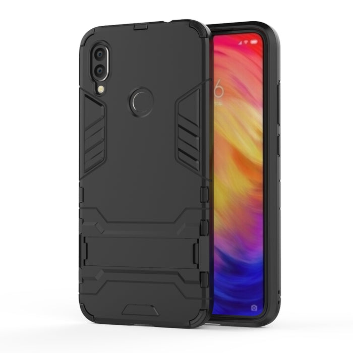 Funda PC + TPU a prueba de golpes para XiaoMi RedMi Note 7, con soporte, XiaoMi RedMi Note 7