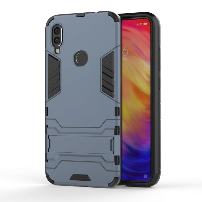 Funda PC + TPU a prueba de golpes para XiaoMi RedMi Note 7, con soporte, XiaoMi RedMi Note 7
