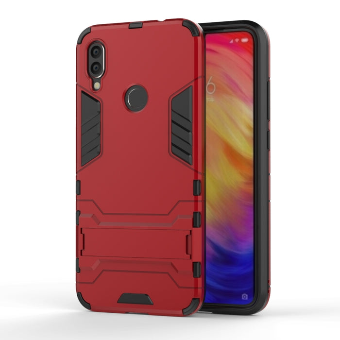Funda PC + TPU a prueba de golpes para XiaoMi RedMi Note 7, con soporte, XiaoMi RedMi Note 7