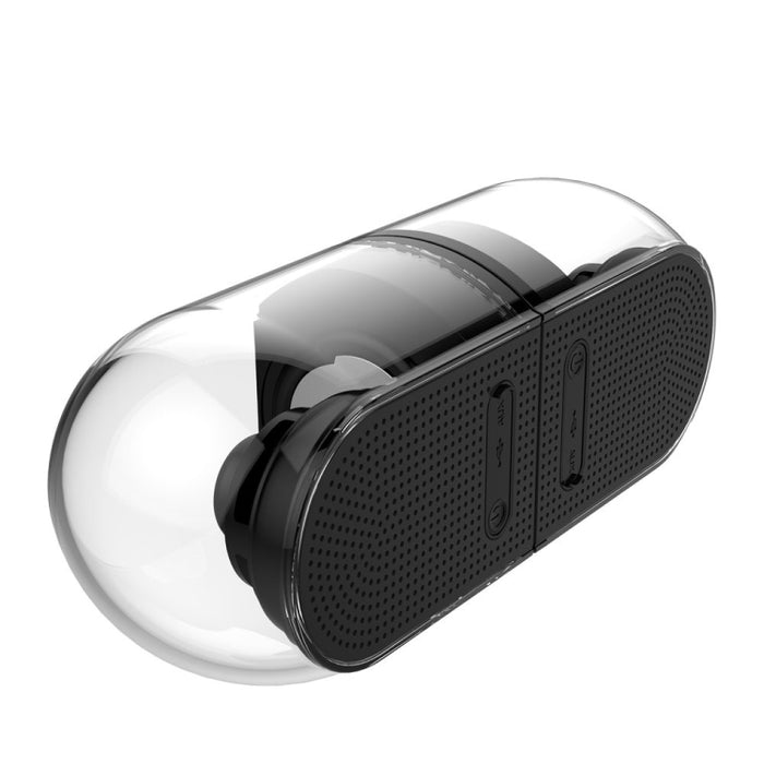 OVEVO True 3D TWS Altavoz inalámbrico magnético Bluetooth estéreo envolvente HiFi con hogar totalmente transparente