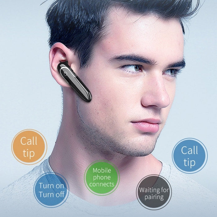 Moloke D5 Tipo de oreja colgante Negocios Bluetooth A prueba de agua Anti-sudor Auriculares con cancelación de ruido Auriculares de sonido HiFi