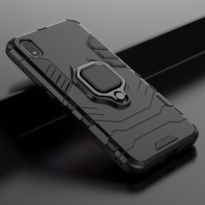 Funda protectora PC + TPU a prueba de golpes para Xiaomi Redmi 7A, con soporte de anillo magnético, For Xiaomi Redmi 7A