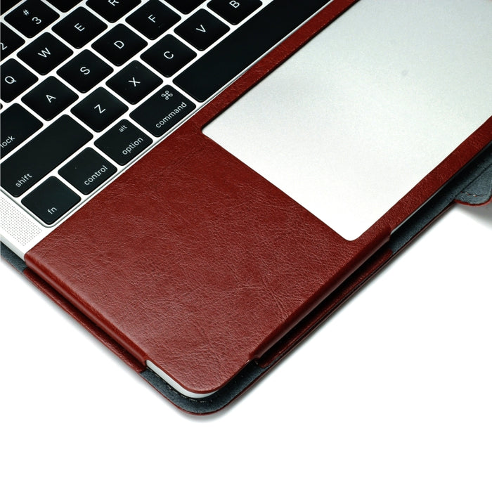 Crazy Horse Texture Horizontal Flip Leather PU Case para MacBook Pro 13.3 pulgadas A1989 (2018)